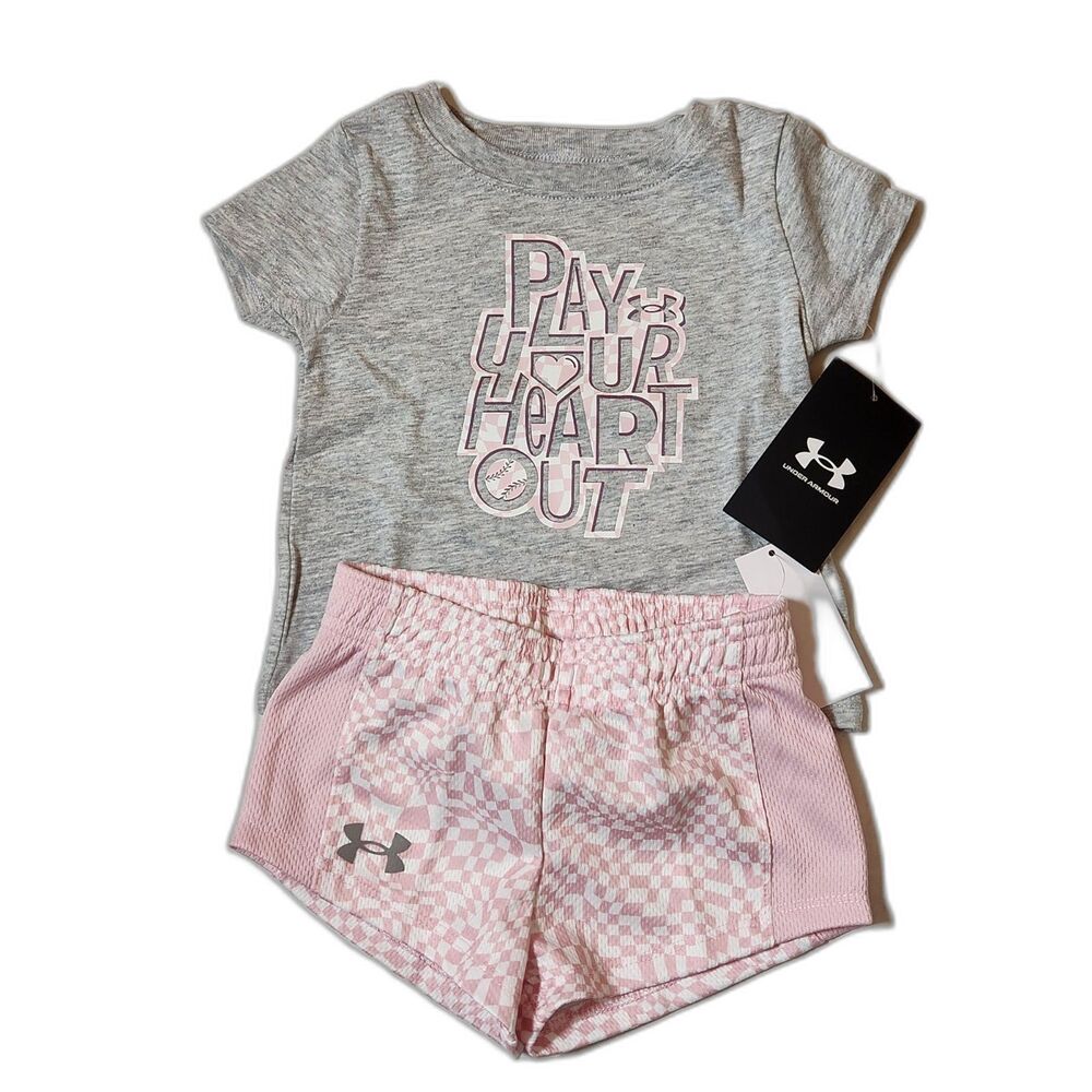 Under Armour Toddler Outfit 12M Tee & Shorts